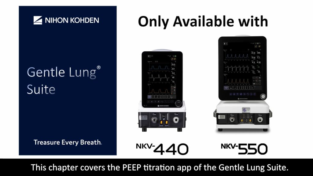 NKV-550 Ventilation System Gentle Lung - PEEP-T