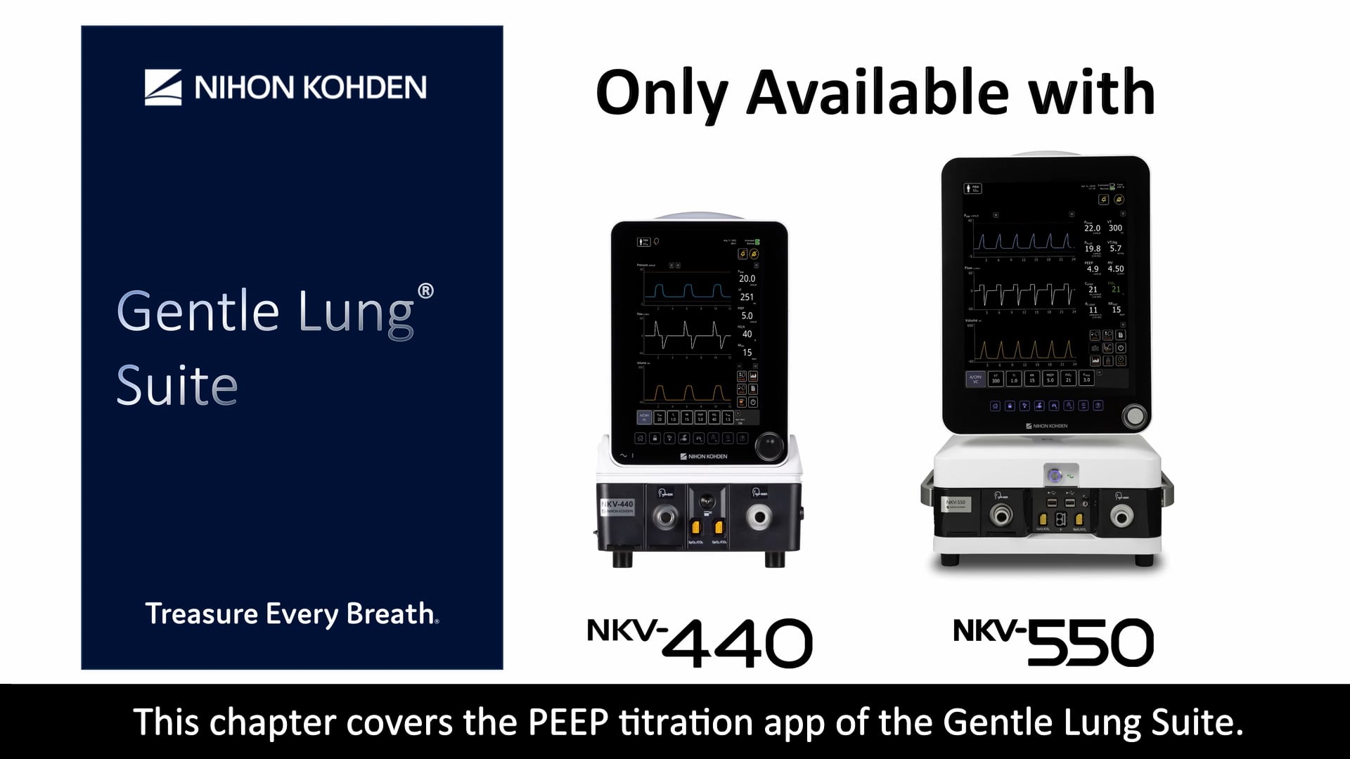 NKV-550 Ventilation System Gentle Lung - PEEP-T